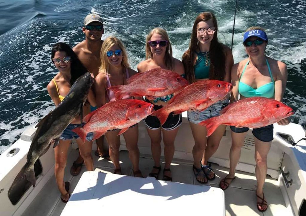 2024 Spring Break charter fishing in Biloxi, MS.